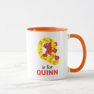 Elmo Alphabet   Q Question Mark Mug