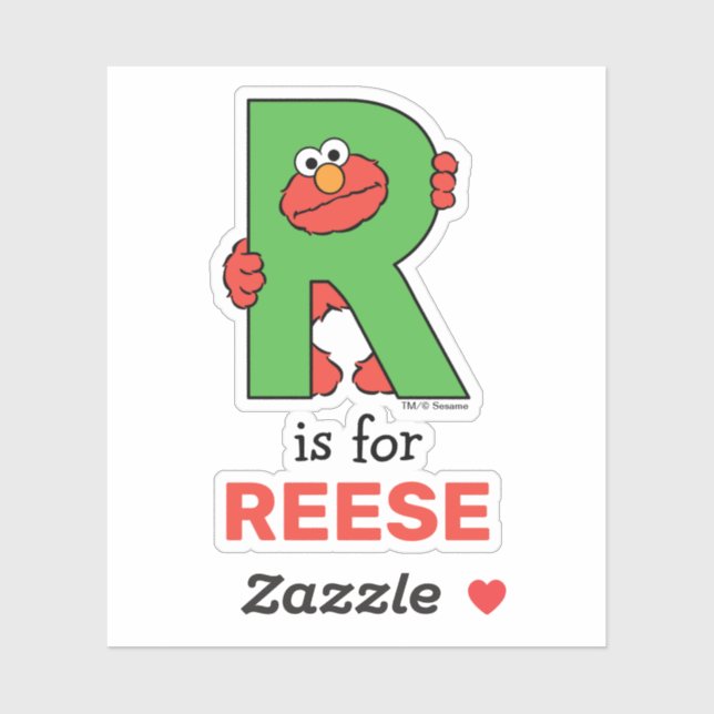 Elmo Alphabet | R Green (Sheet)