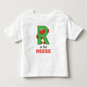 Elmo Alphabet R Green Toddler T-Shirt