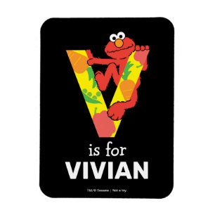 Elmo Alphabet T Pink Magnet