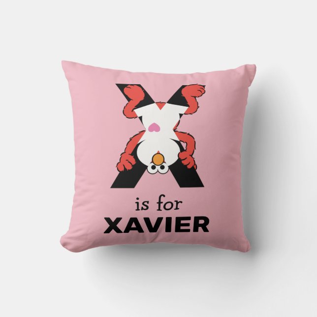 Elmo Alphabet | X Xray Cushion (Front)