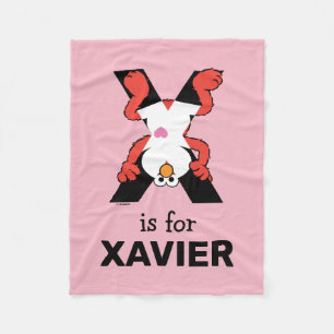 Elmo Alphabet   X Xray Fleece Blanket