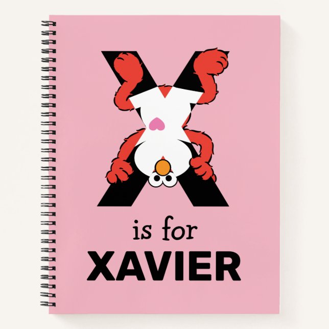 Elmo Alphabet | X Xray Notebook (Front)