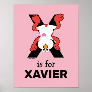 Elmo Alphabet   X Xray Poster