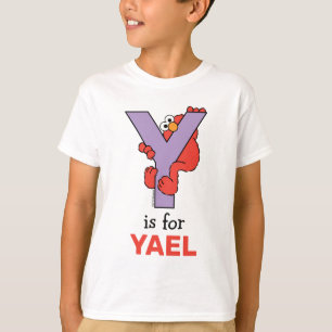 Elmo Alphabet   Y Purple T-Shirt