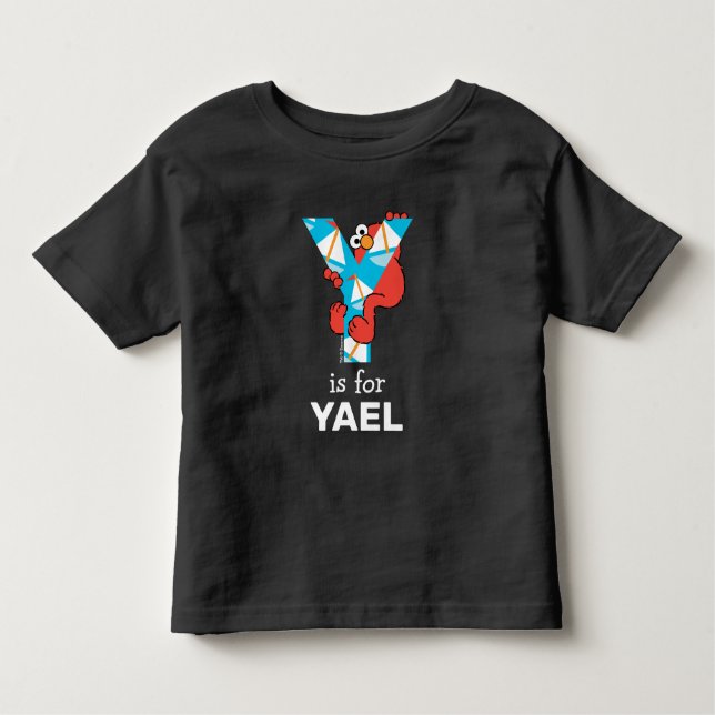 Elmo Alphabet | Y Yacht Toddler T-Shirt (Front)