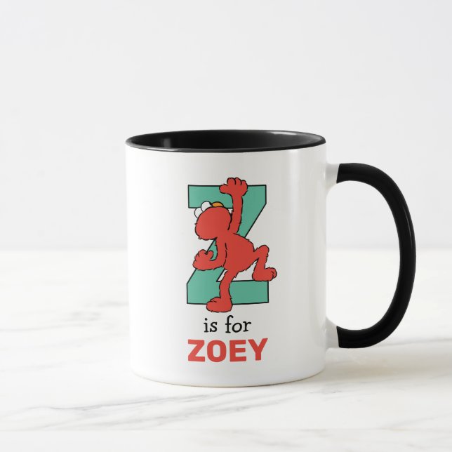 Elmo Alphabet | Z Teal Mug (Right)