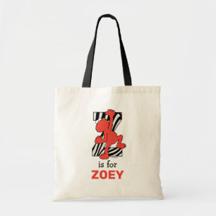Elmo Alphabet Z Zebra Tote Bag
