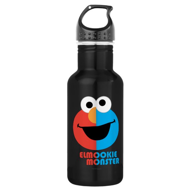 Elmo and Cookie Half Face 532 Ml Water Bottle (Front)