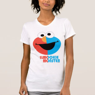 Elmo and Cookie Half Face T-Shirt