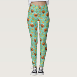 Elmo and Goldfish Pattern Leggings