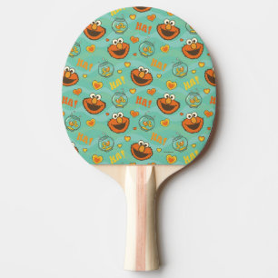 Elmo and Goldfish Pattern Ping Pong Paddle