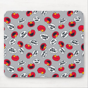 Elmo   Aw Yeah, Awesome Pattern Mouse Pad