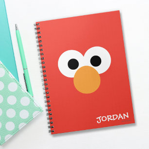 Elmo Big Face   Add Your Name Notebook