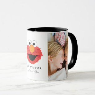 Elmo Big Face   Best Mom - Photo Mug