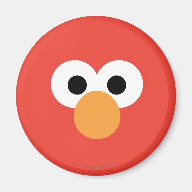 Elmo Big Face Magnet (Front)