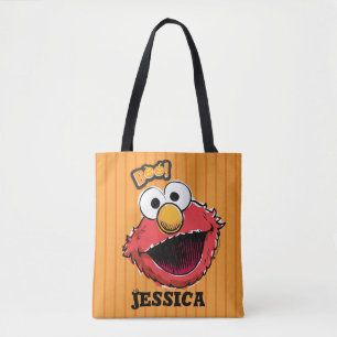 Elmo - Boo!   Add Your Name Tote Bag