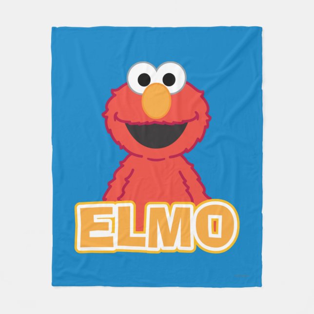 Elmo Classic Style Fleece Blanket (Front)