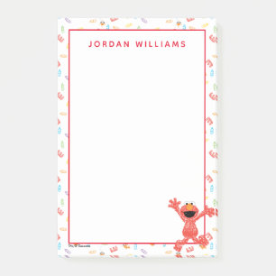 Elmo Crayon Pattern Post-it Notes