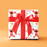 Elmo Crayon Pattern Wrapping Paper<br><div class="desc">Check out this adorable Sesame Street pattern featuring Elmo and Dorothy with crayons!  © 2021 Sesame Workshop. www.sesamestreet.org</div>