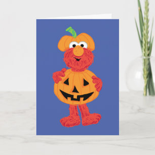 Elmo   Cute as a Pumpkin Card
