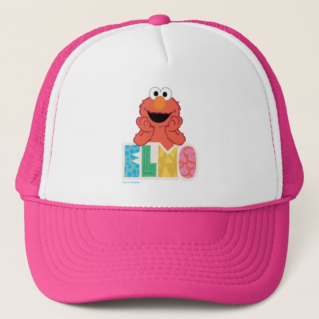 Elmo Cute & Fun Trucker Hat (Front)