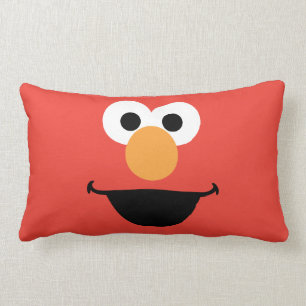 Elmo Face Art Lumbar Cushion