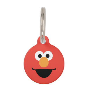 Elmo Face Art Pet ID Tag