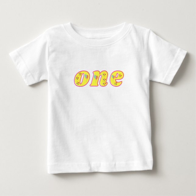 Elmo First Birthday Baby T-Shirt 2021 (Front)