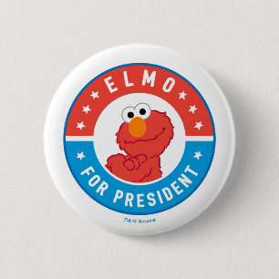 Elmo for President Badge