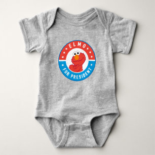 Elmo for President Badge Baby Bodysuit