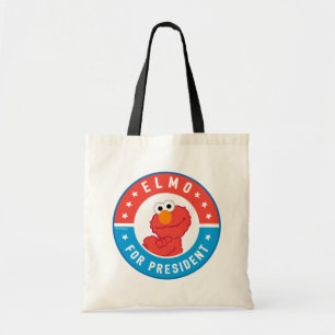 Elmo for President Badge Tote Bag