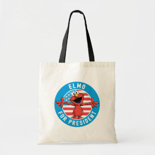 Elmo for President - Flag Tote Bag