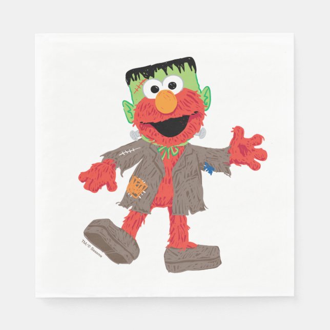 Elmo | Frankenstein Costume Napkin (Front)