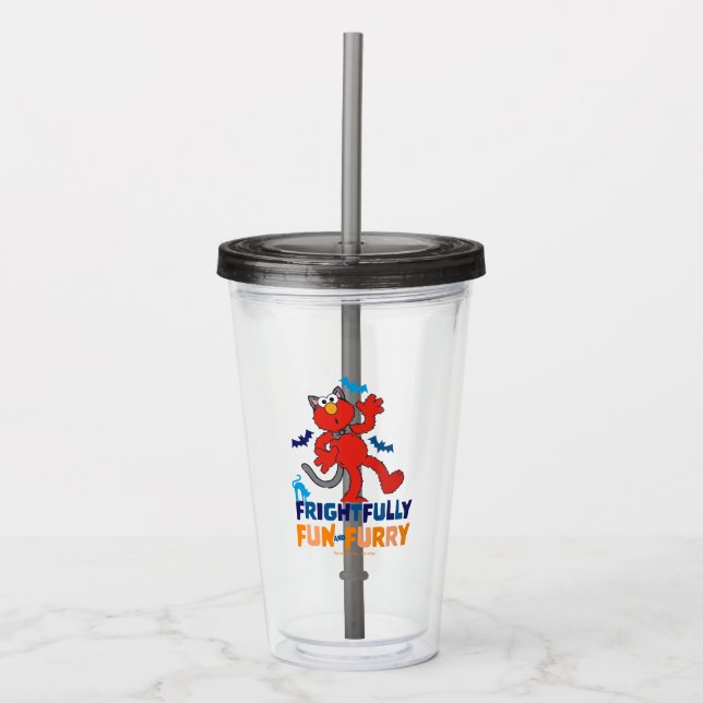 Elmo | Frightfully Fun & Furry Acrylic Tumbler (Front)