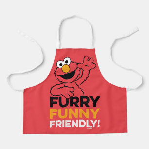 Elmo   Furry Funny Friendly Apron