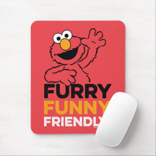 Elmo   Furry Funny Friendly Mouse Pad