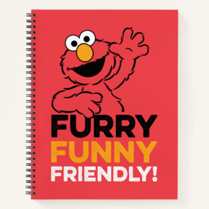 Elmo   Furry Funny Friendly Notebook