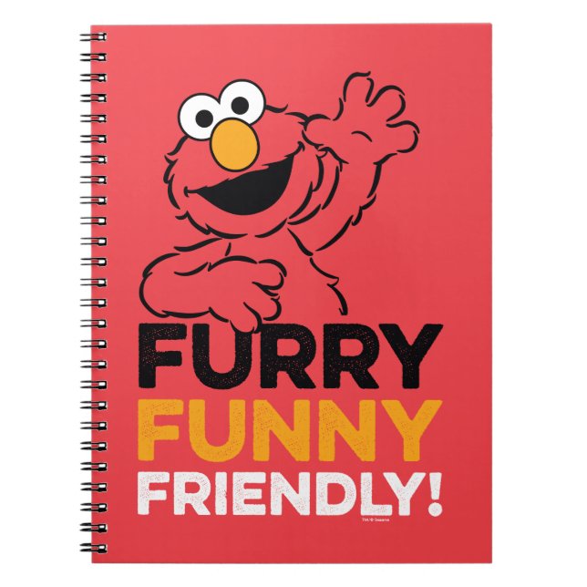 Elmo | Furry Funny Friendly Notebook (Front)