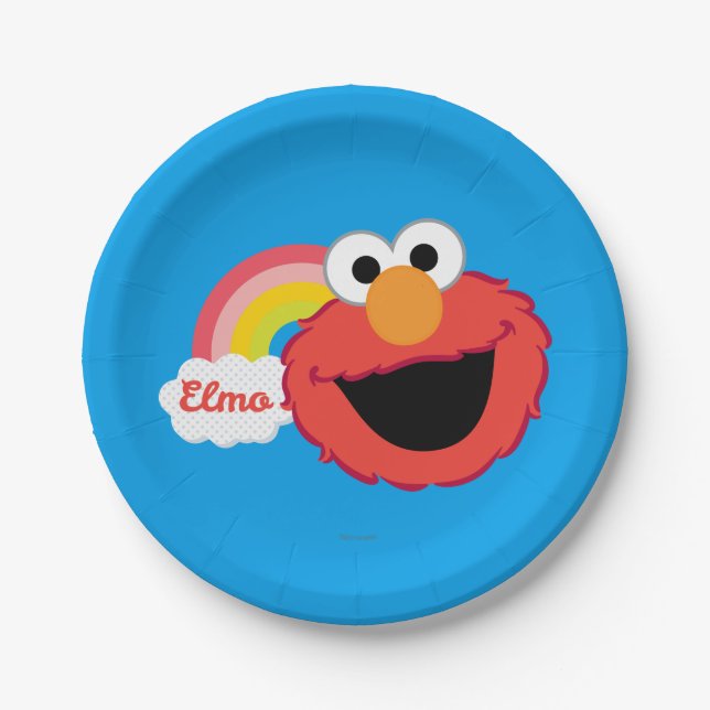 Elmo Girl Paper Plate (Front)