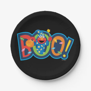 Elmo   Halloween Boo! Paper Plate