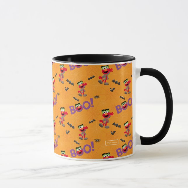 Elmo | Halloween Boo Pattern Mug (Right)