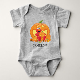 Elmo Halloween Pumpkins Baby Bodysuit
