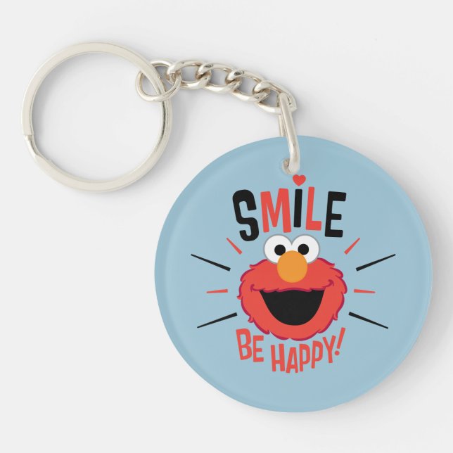Elmo Happy Smile Key Ring (Front)