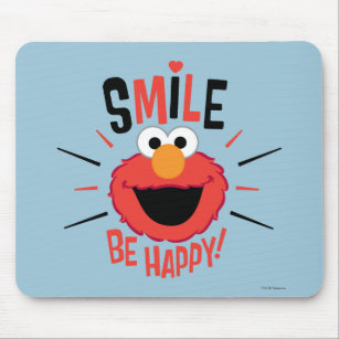 Elmo Happy Smile Mouse Pad
