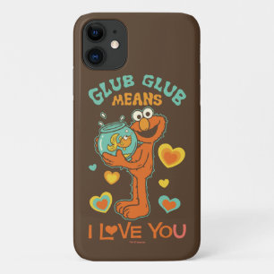 Elmo Holding his Pet Goldfish iPhone 11 Case