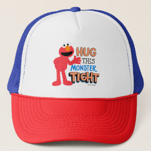 Elmo   Hug this Monster Tight Trucker Hat