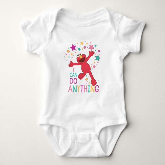 Elmo | I Can Do Anything Baby Bodysuit (Front)