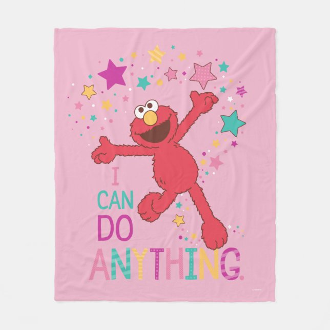 Elmo | I Can Do Anything Fleece Blanket (Front)
