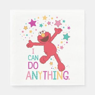 Elmo   I Can Do Anything Napkin